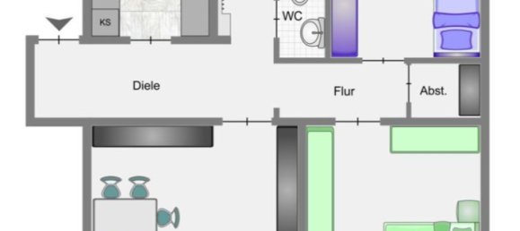 2 chambres Appartement à Tubingen, Germany No. 74770 13