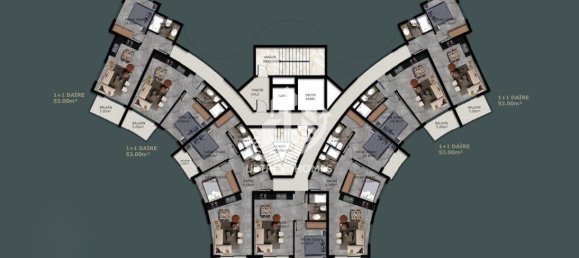 Apartment 1+1 in Mahmutlar, Turkey No. 1963 22