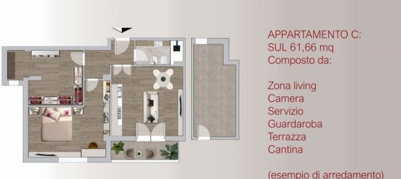 3غرفة شقة في Florence, Italy رقم 9914 36