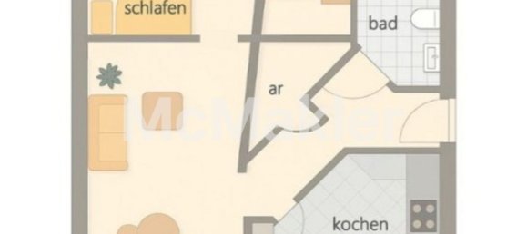 Apartamento de 1 dormitorio en Duisburg, Germany No. 286582 6