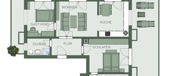 Apartamento de 2 dormitorios en Boblingen, Germany No. 18549 6