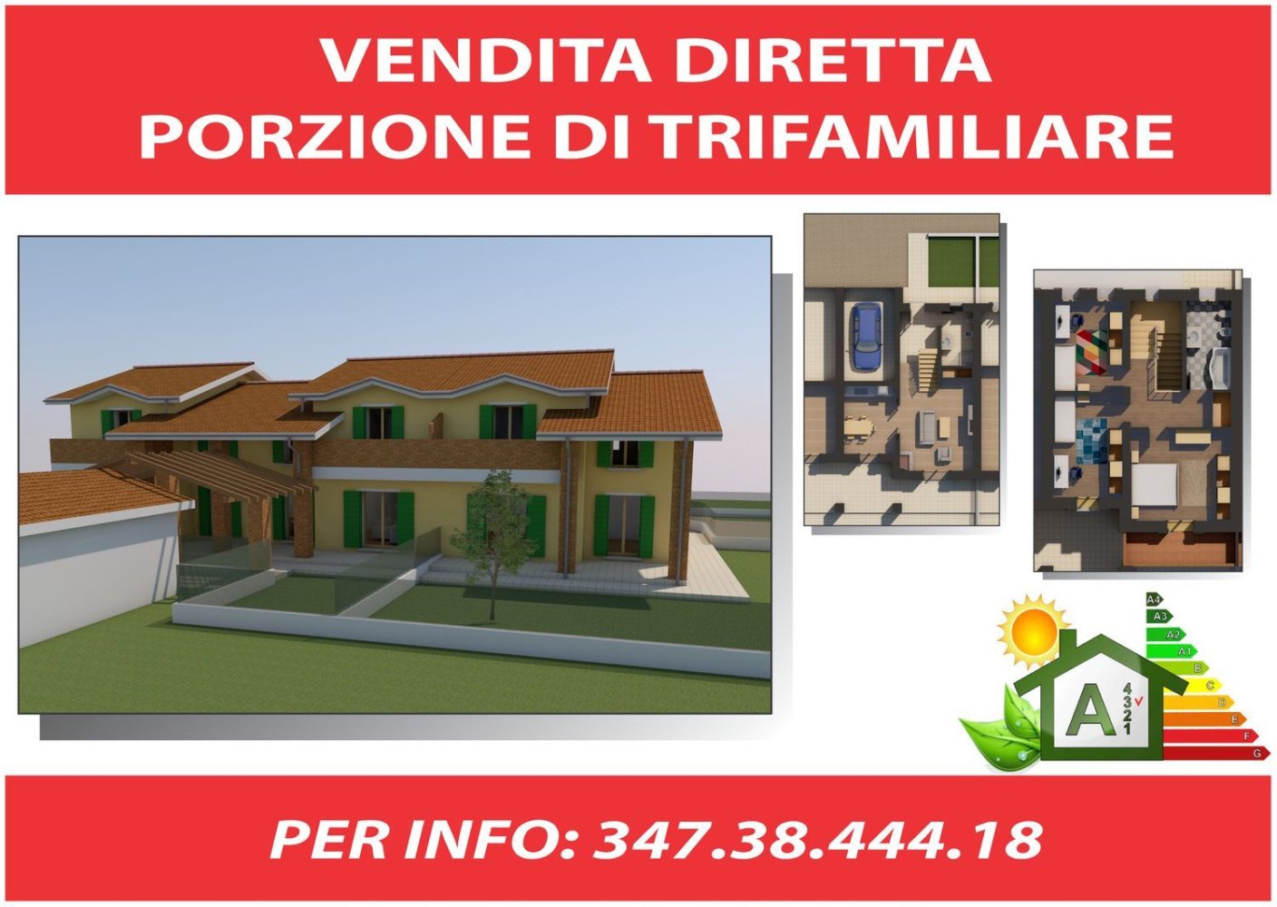 3-Zimmer Haus in Cartura, Italy, Nr. 251437