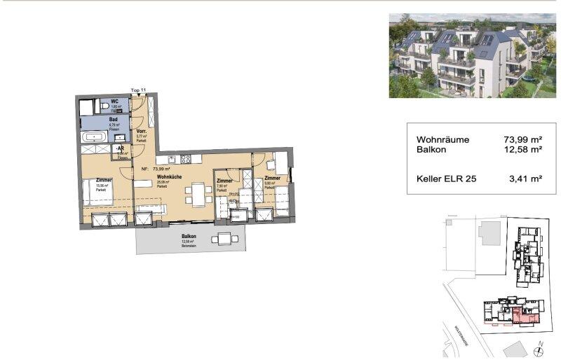 3 rooms Land in Vienna, Austria No. 241812