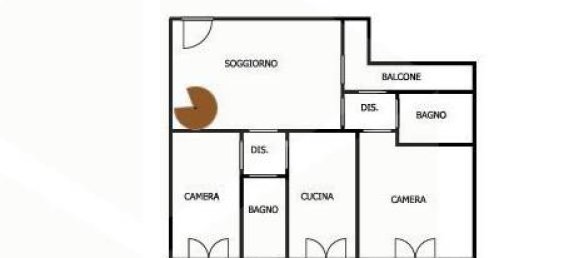 4-salle Appartement à Rome, Italy No. 25547 2