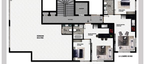 2 rooms Penthouse in Alanya, Turkey No. 29816 12