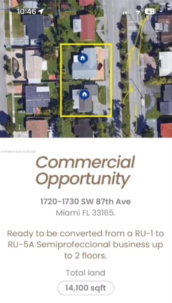 terreno en venta en Miami, Miami-Dade, Florida, USA № 615475