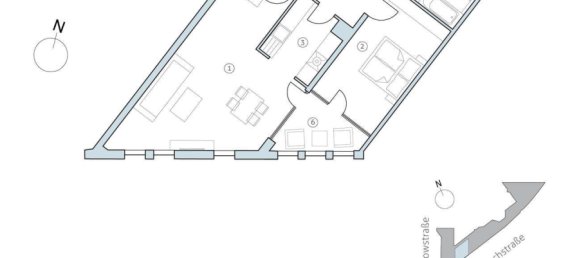 1 chambre Appartement à Hansaviertel, Germany No. 89886 14