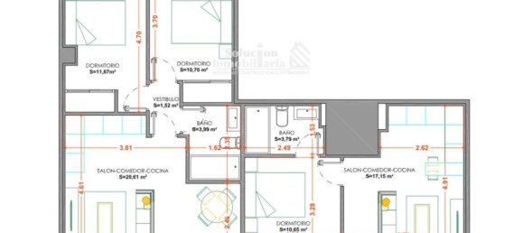 2 chambres Appartement à Salamanca, Spain No. 18182 10