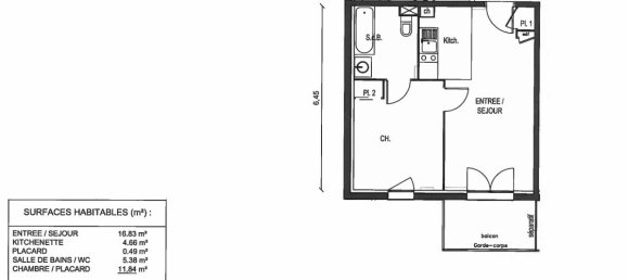 1 bedroom Apartment in Saint-Quentin, France No. 82892 17