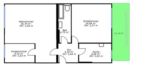 2 rooms Apartment in Neukolln, Germany No. 10921 9