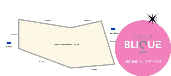 Земельный участок 1270м² в Буксьер-о-Шен, Франция № 92075 4