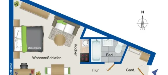 Apartamento de 3 divisões em Schleswig-Holstein, Germany N.º 116160 11