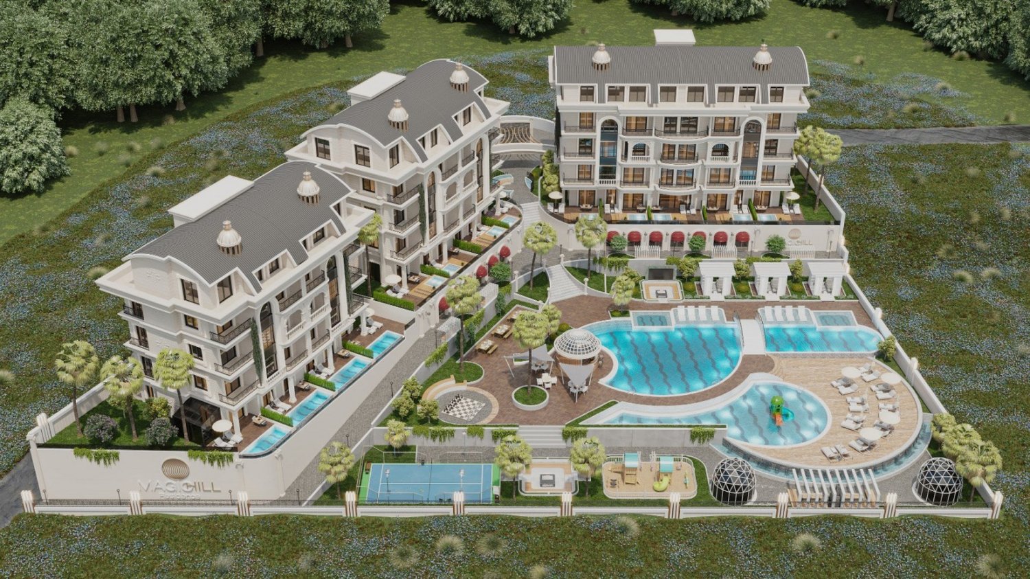 Apartamento de 3+1 en Turkler, Turkey No. 13191