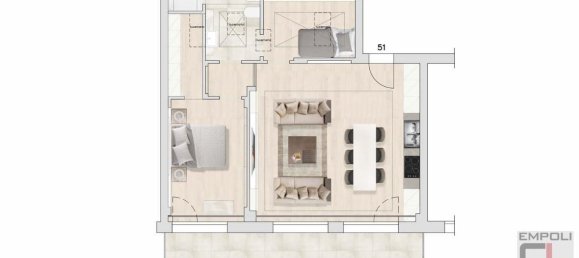 2 Schlafzimmer Penthouse in Florence, Italy, Nr. 114482 10