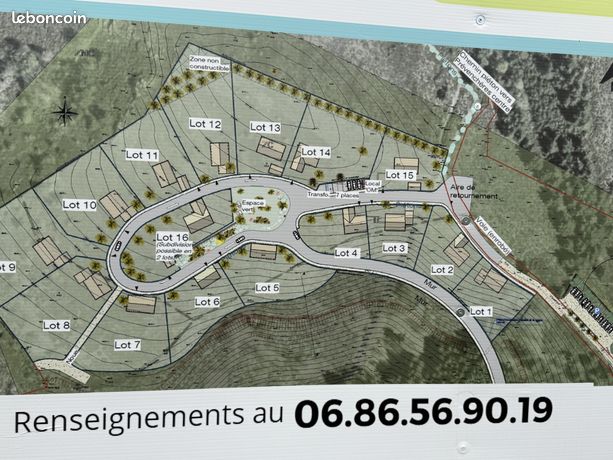  قطعة أرض في Lozere, France 780متر مربع رقم 304872