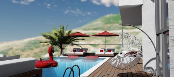 Вилла с 5 комнатами в Аланья, Турция № 9935 13