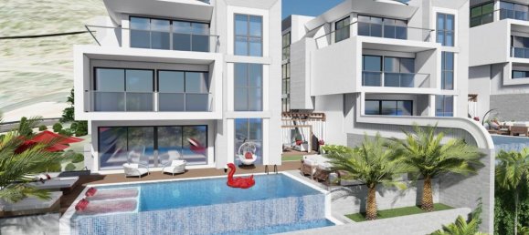 Вилла с 5 комнатами в Аланья, Турция № 9935 8