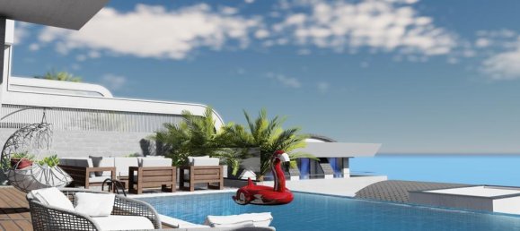 Вилла с 5 комнатами в Аланья, Турция № 9935 14