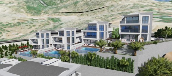 Вилла с 5 комнатами в Аланья, Турция № 9935 7