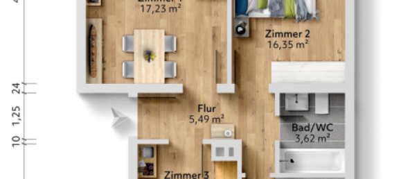 Apartamento de 2 dormitorios en Freiburg im Breisgau, Germany No. 223731 19