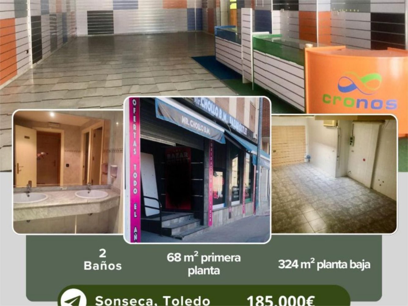 Gewerbliche Immobilie in Toledo, Spain 392m², Nr. 174034