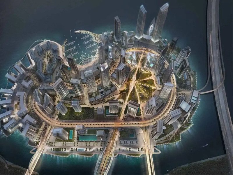 Apartamento de 3 dormitorios en PALACE RESIDENCES, Dubai Creek Harbour (The Lagoons), UAE No. 118157