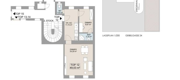 Casa de 2 habitaciónes en Rudolfsheim-Funfhaus, Austria No. 188338 28