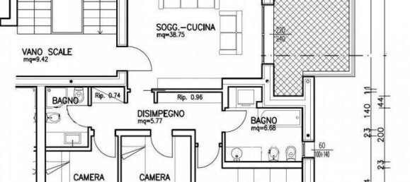 Apartamento de 4 habitaciónes en Padua, Italy No. 29950 7