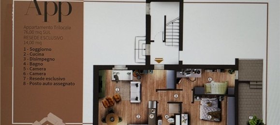 3 rooms Apartment in Campi Bisenzio, Italy No. 44982 3