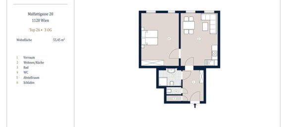 2-Zimmer Wohnung in Meidling, Austria, Nr. 249992 20