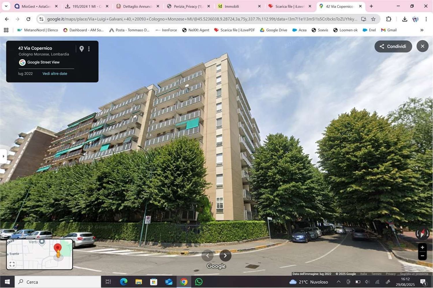 Apartamento de 3 divisões em Cologno Monzese, Italy N.º 318508