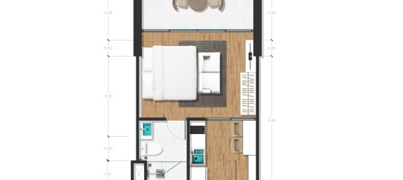 1 bedroom Condo in The Proud Condominium Phuket, Thailand No. 28230 12