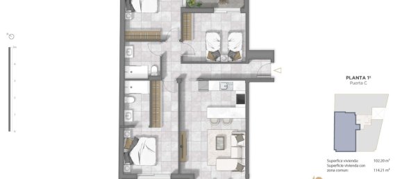 Квартира с 3 спальнями в Гуардамар-дель-Сегура, Испания № 289270 8