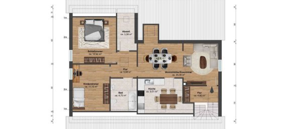 3 rooms Apartment in Neu-Ulm, Germany No. 363658 7