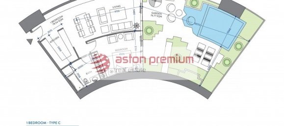 1 غرف نوم شقة فندقية في دائرة قرية جميرا, UAE رقم 65011 20