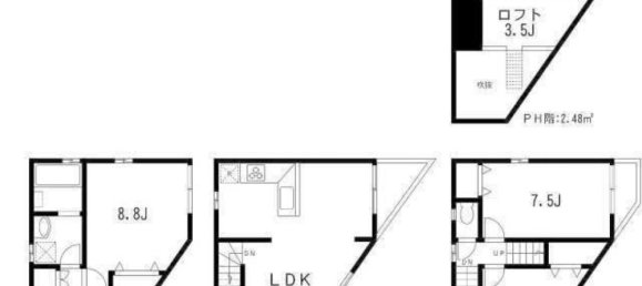 Casa de 3 dormitorios en Tokyo, Japan No. 4675 2