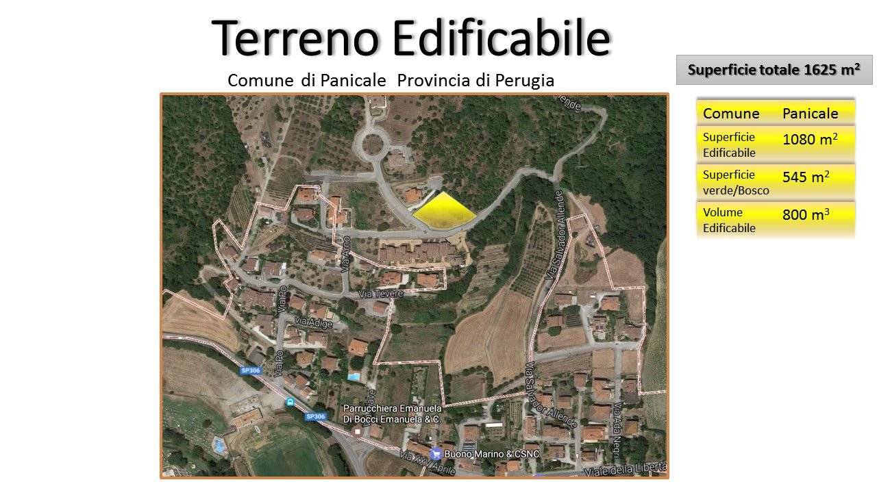 1625m² Land in Panicale, Italy No. 281037