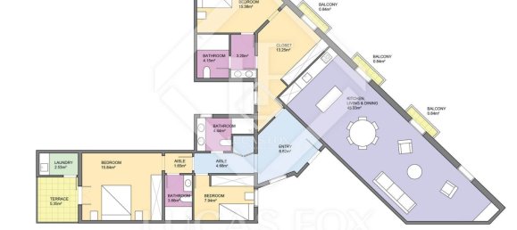 3 chambres Appartement à Eixample, Spain No. 140625 35