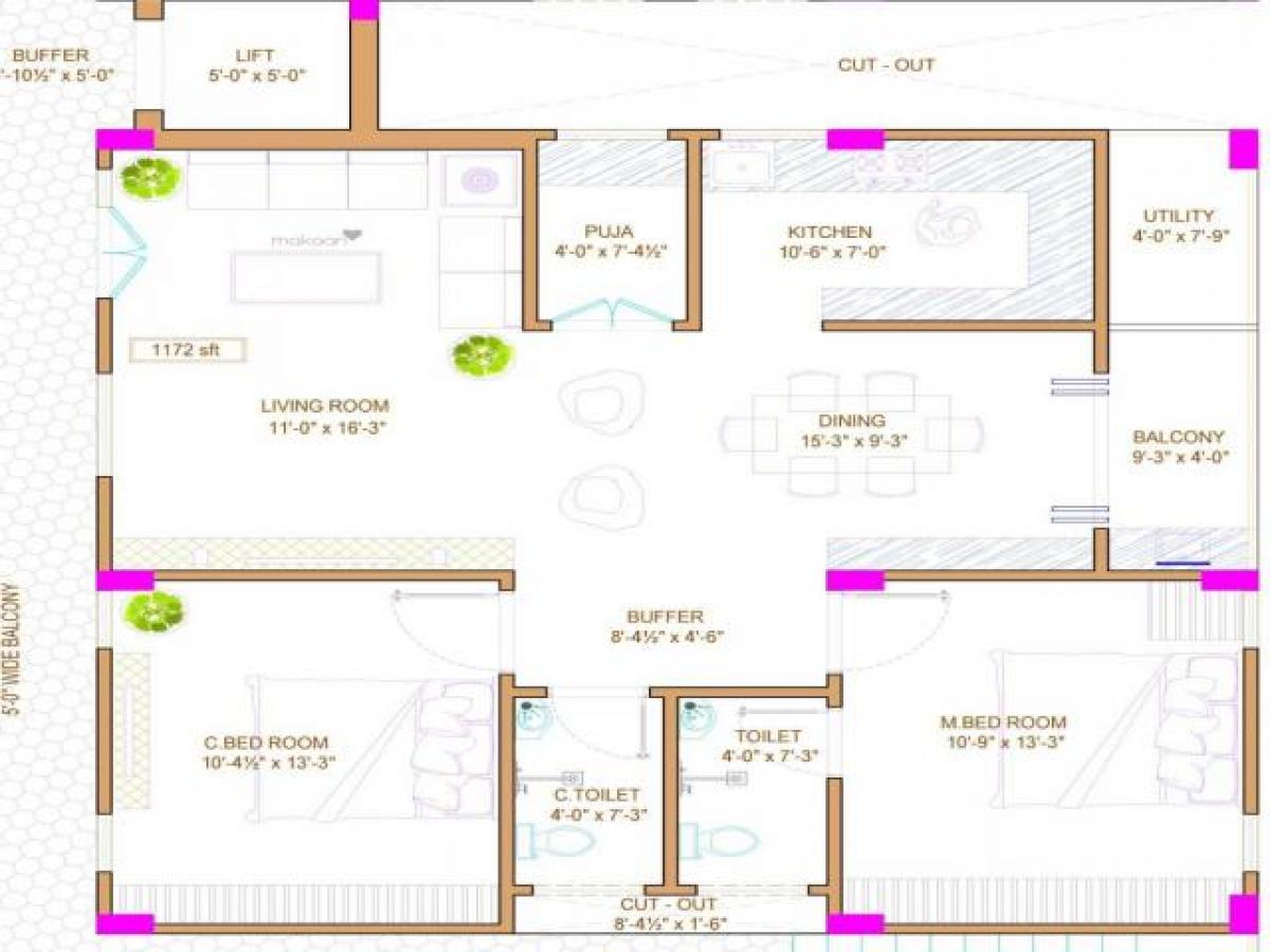 2 bedrooms House in Hyderabad, India No. 24