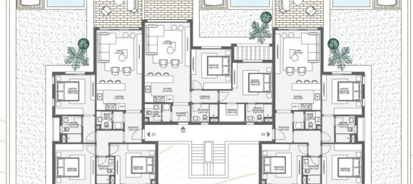 Кондоминиум  с 3 спальнями в Красное Море, Египет № 2107 3