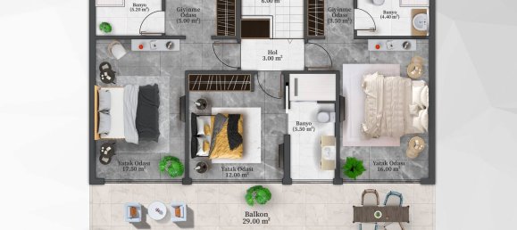 Villa 4+1 in Alanya, Turkey, Nr. 21998 15