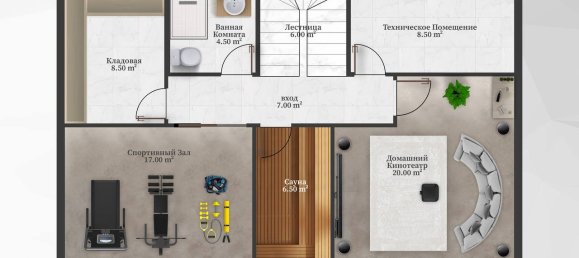 Villa 4+1 in Alanya, Turkey, Nr. 21998 14