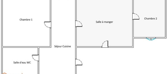 2 غرف نوم شقة في Sainte-Menehould, France رقم 156672 6