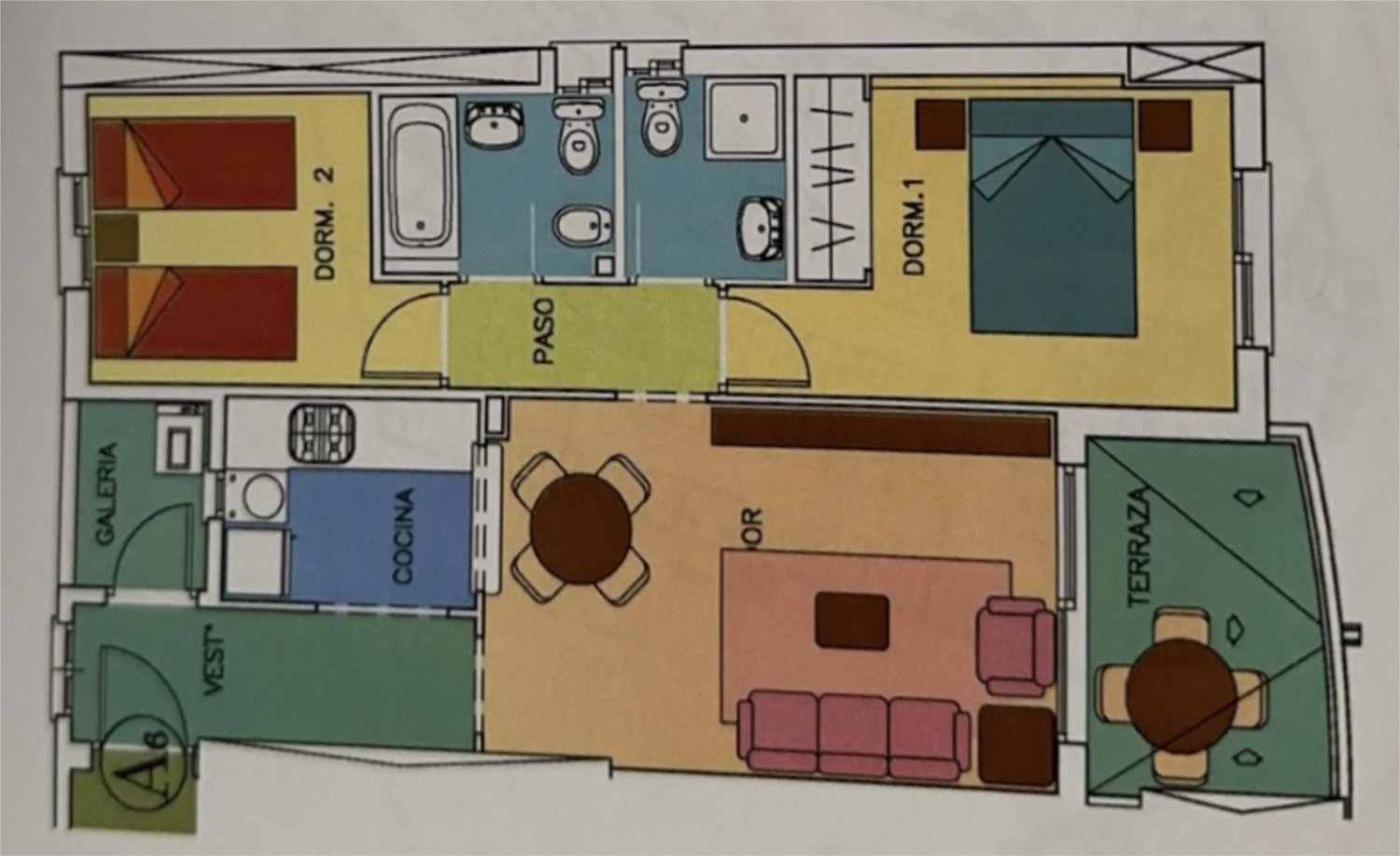 2 bedrooms Apartment in Alicante, Spain No. 196159