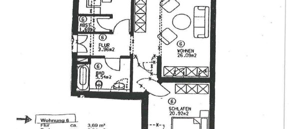 Квартира с 2 комнатами в Лейпциг, Германия № 295341 5