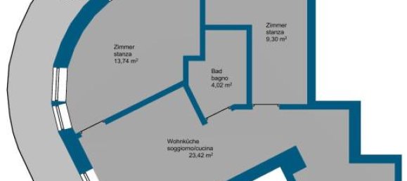 Apartamento de 3 divisões em Trentino-Alto Adige, Italy N.º 91681 5