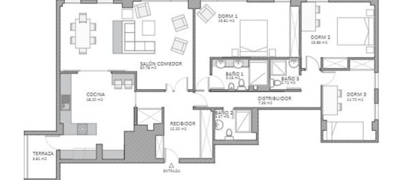 3 bedrooms Apartment in Granada, Spain No. 171320 22