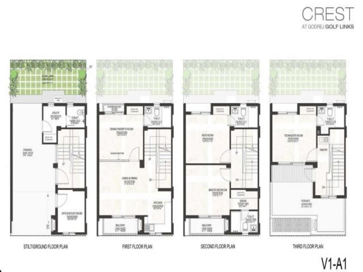 4 غرف نوم منزل في Noida, India رقم 66445