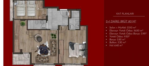 2 rooms Apartment in Alanya, Turkey No. 10285 8