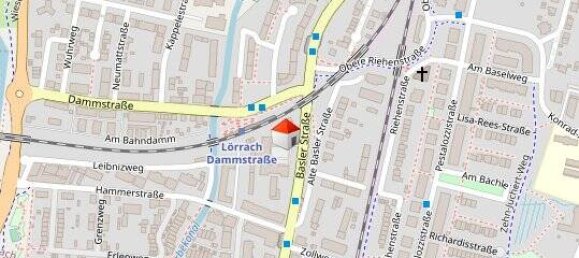 Студия в Лёррах, Германия № 76098 2